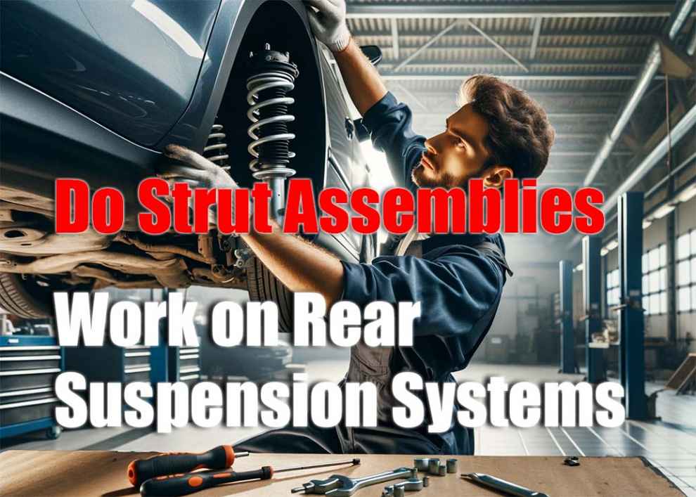 Do Strut Assemblies Work on Rear Suspension Systems