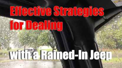 Jeep in Water: Effective Strategies for Dealing with a Rained-In Jeep