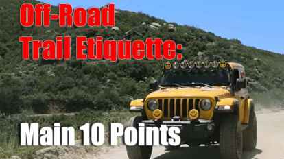 Off-Road Trail Etiquette: Main 10 Points for Responsible Adventures